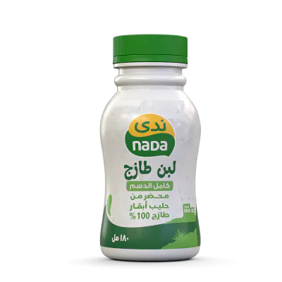لبن ندى كامل الدسم 180 مل