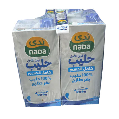 حليب ندى طويل الاجل 4 قطع 1 ليتر